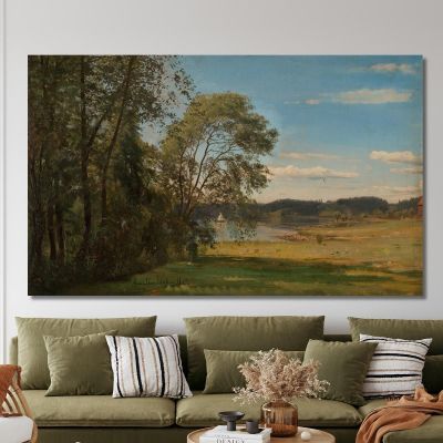 From Frognerkilen Amaldus Nielsen ani63 canvas print 