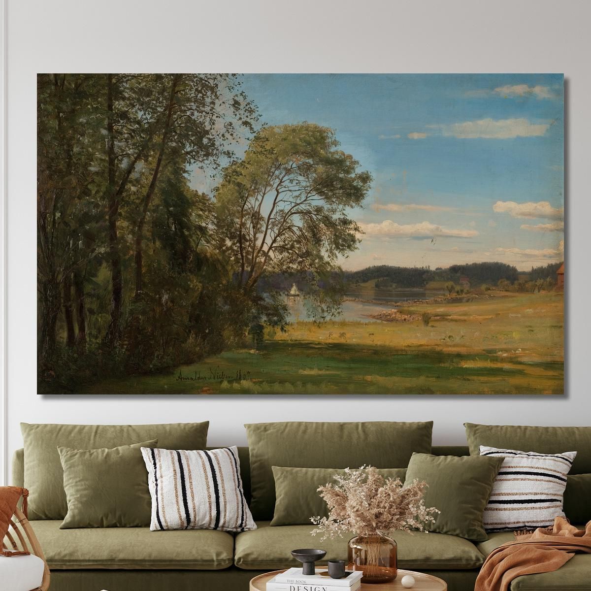 From Frognerkilen Amaldus Nielsen ani63 canvas print 