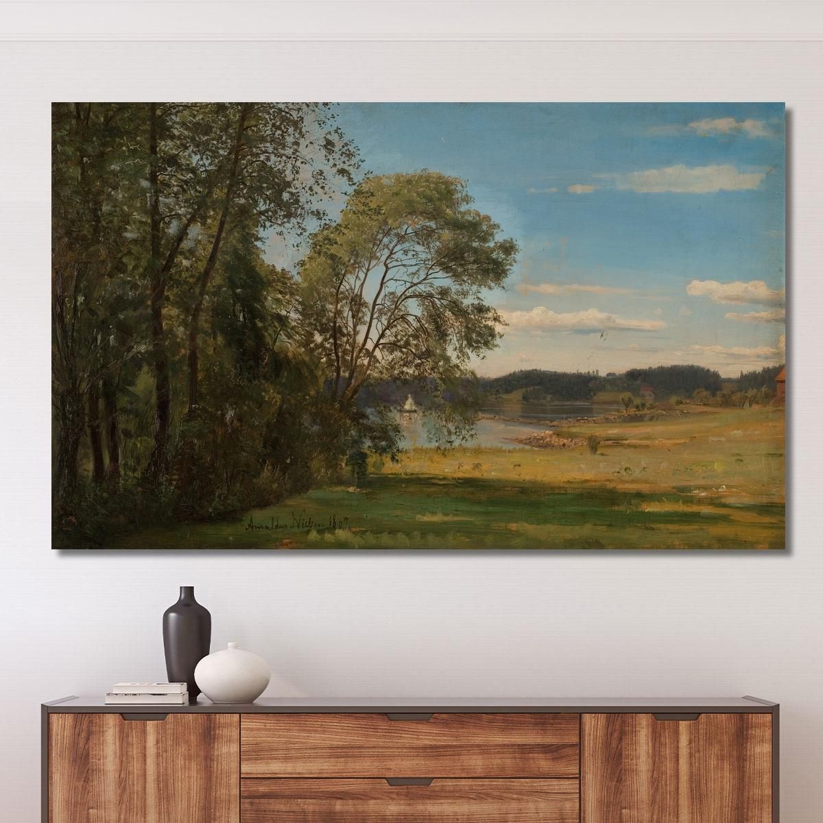 From Frognerkilen Amaldus Nielsen ani63 canvas print 