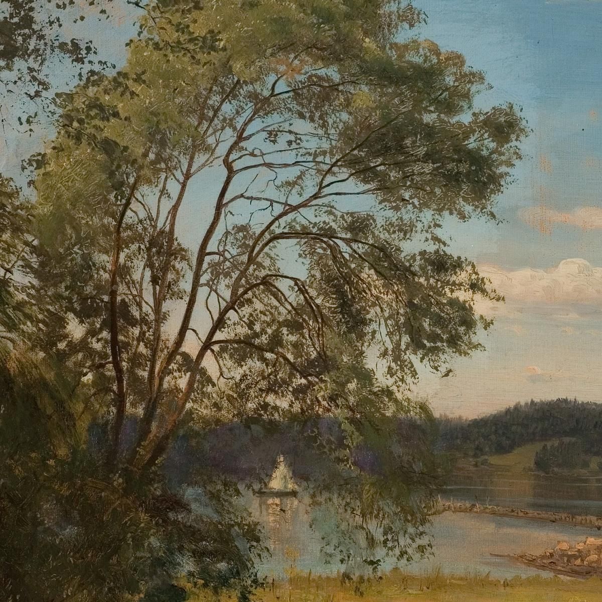 From Frognerkilen Amaldus Nielsen ani63 canvas print