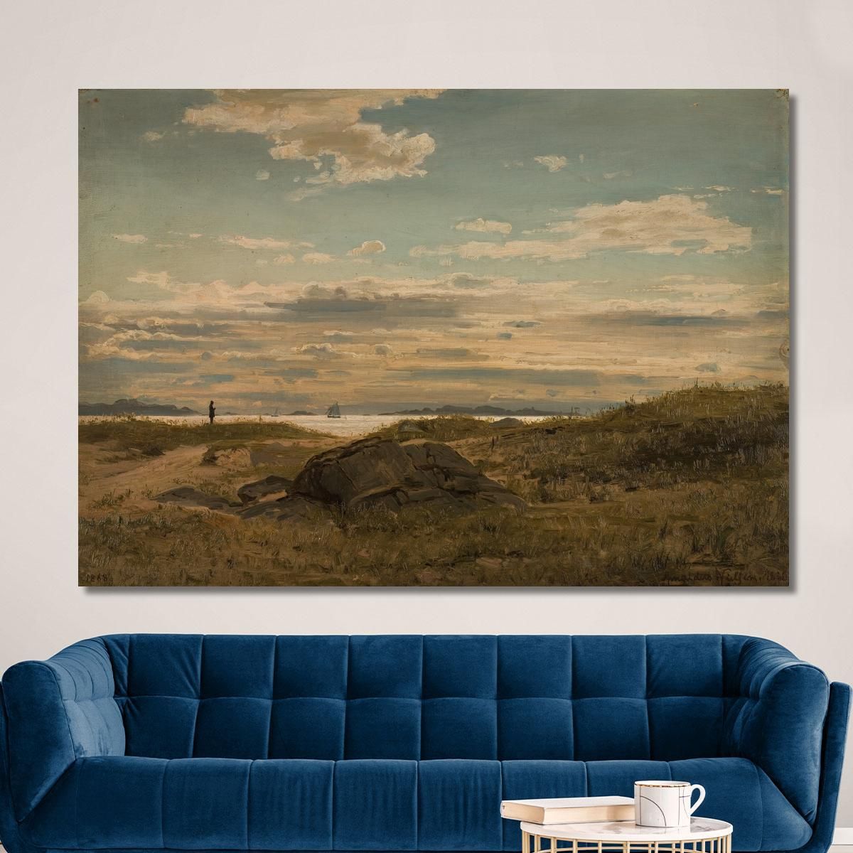 From Mannefjorden Amaldus Nielsen ani84 canvas print 