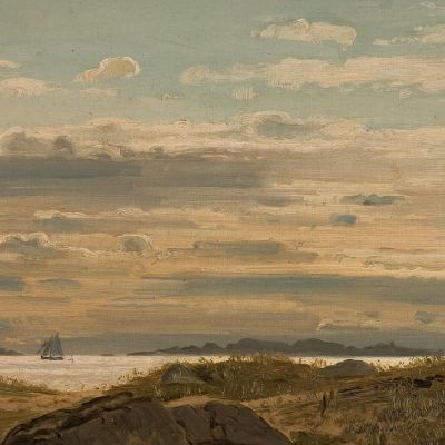 From Mannefjorden Amaldus Nielsen ani84 canvas print