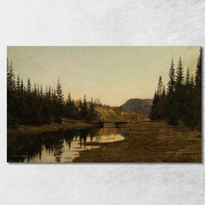From Oklungen Porsgrund 2 Amaldus Nielsen ani88 canvas print 