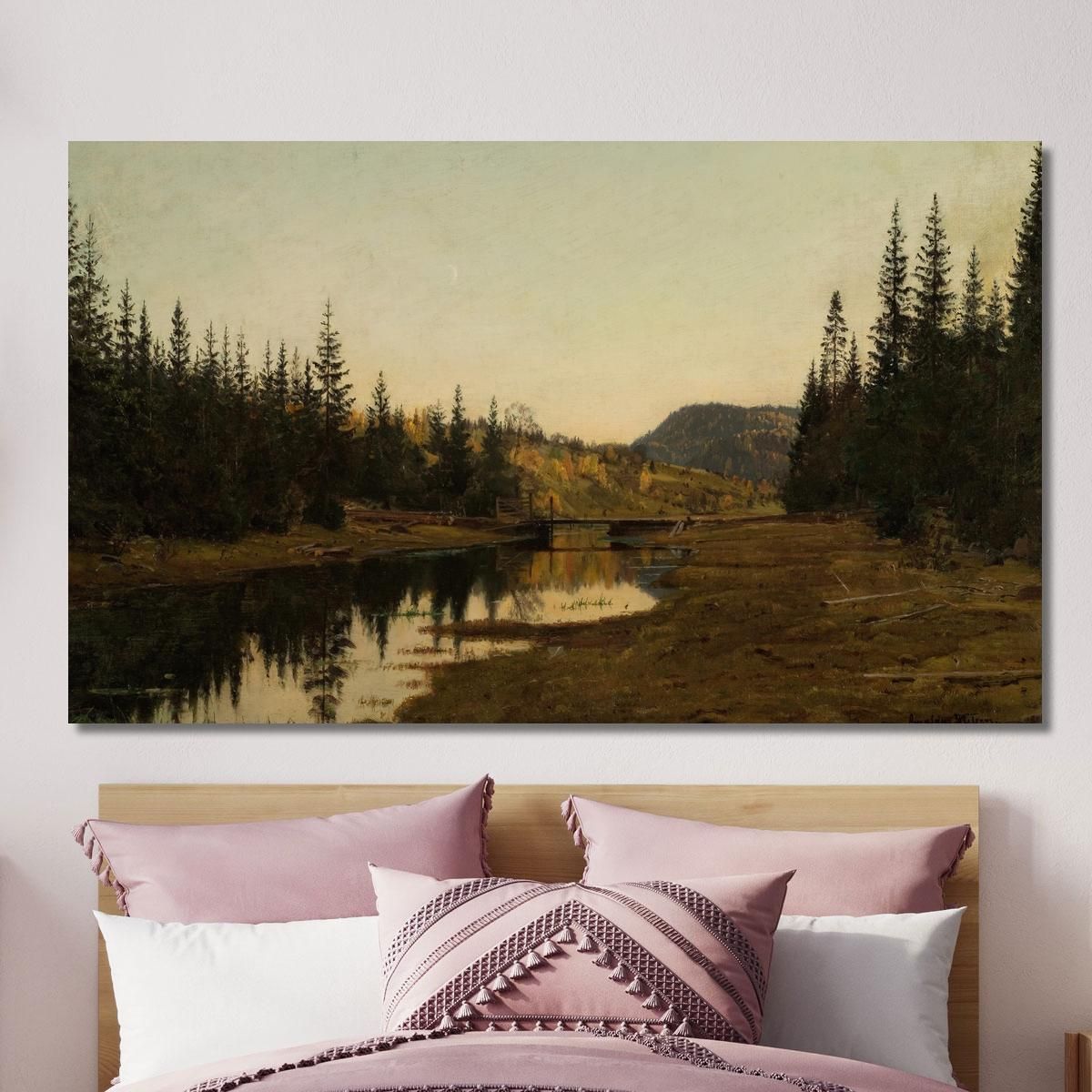 From Oklungen Porsgrund 2 Amaldus Nielsen ani88 canvas print 