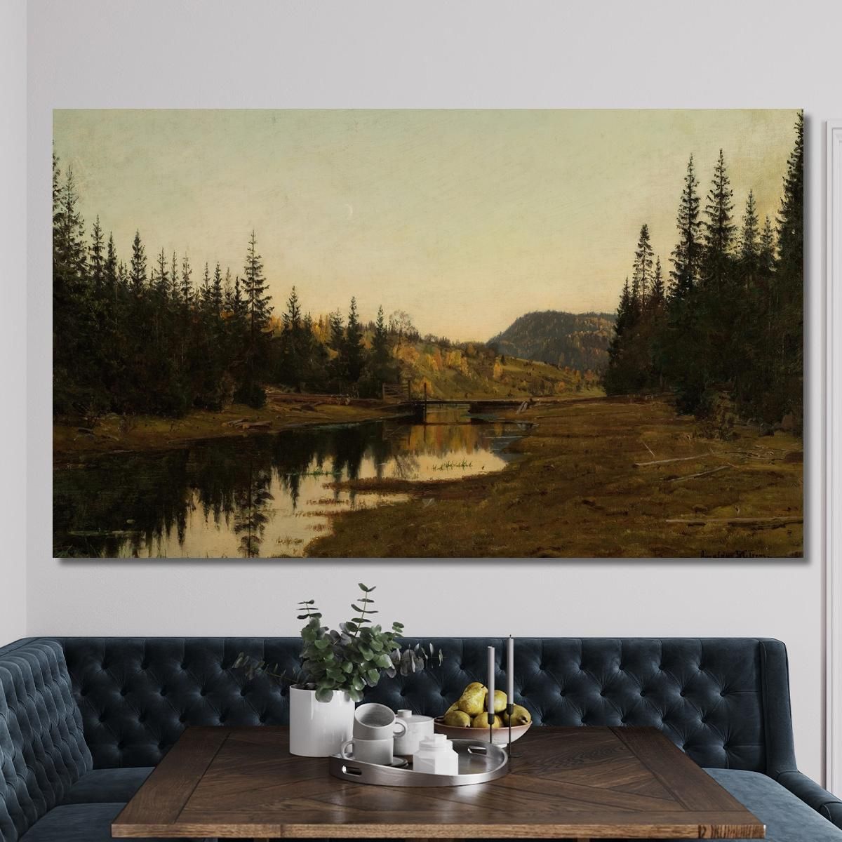 From Oklungen Porsgrund 2 Amaldus Nielsen ani88 canvas print 