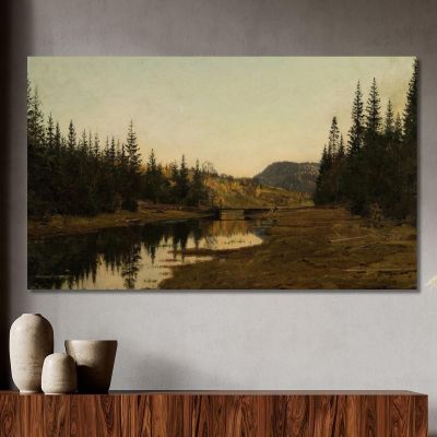 From Oklungen Porsgrund 2 Amaldus Nielsen ani88 canvas print 