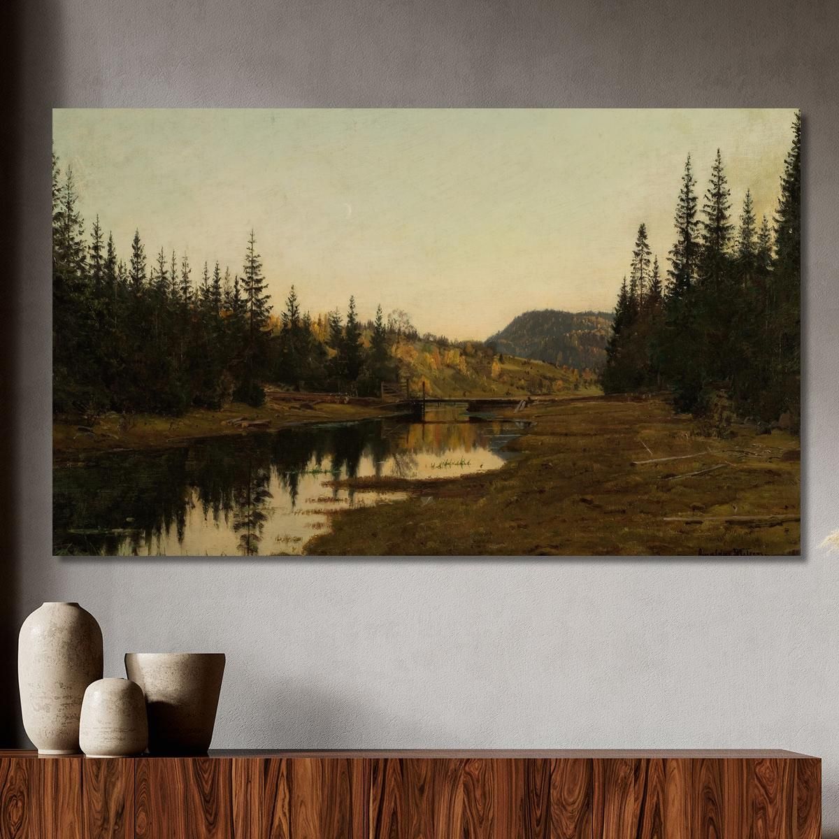 From Oklungen Porsgrund 2 Amaldus Nielsen ani88 canvas print 