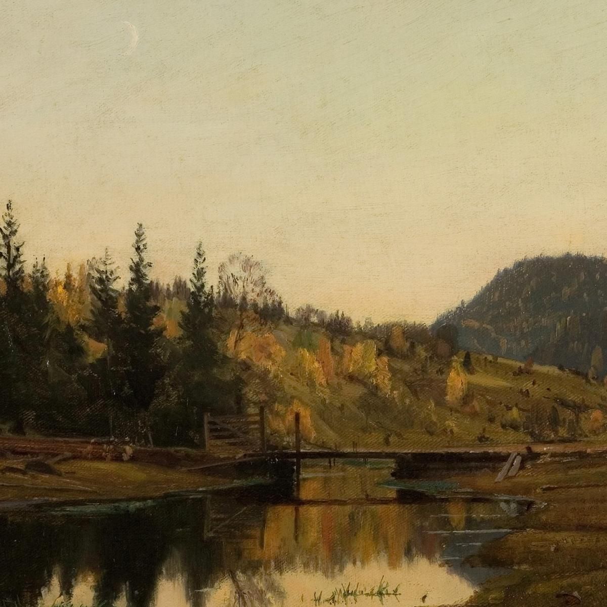 From Oklungen Porsgrund 2 Amaldus Nielsen ani88 canvas print