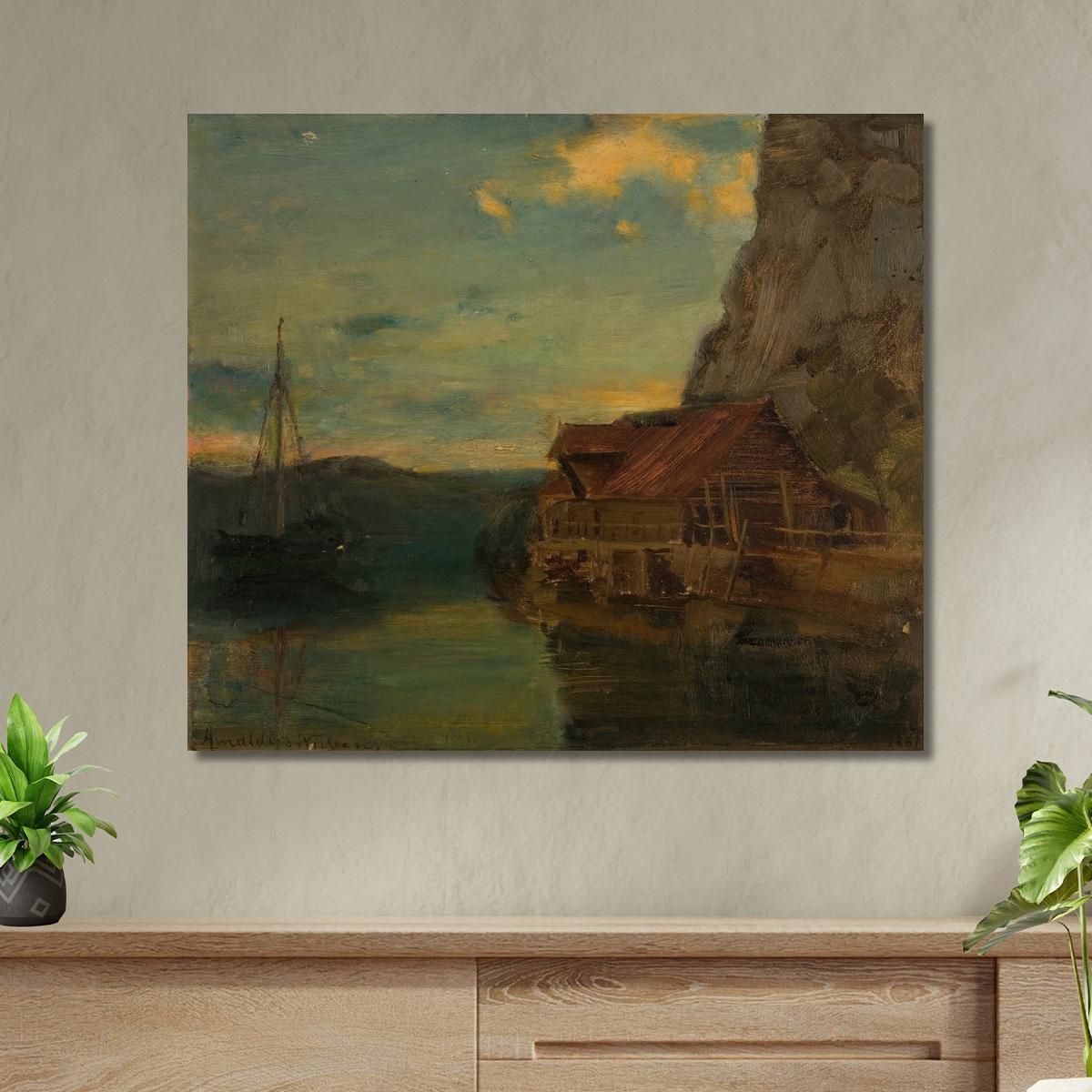 From Solsvik Bergen Amaldus Nielsen ani96 canvas print 