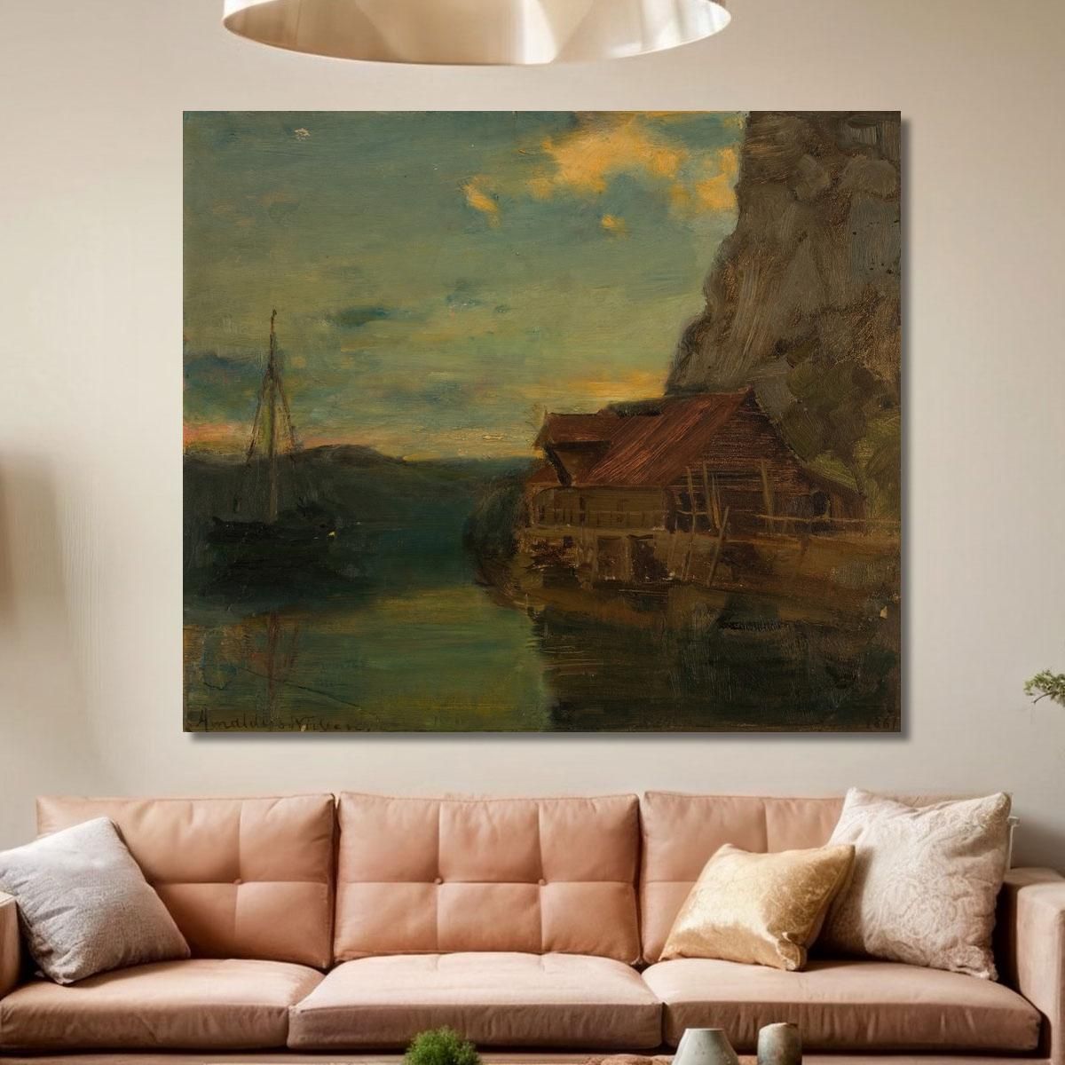 From Solsvik Bergen Amaldus Nielsen ani96 canvas print 