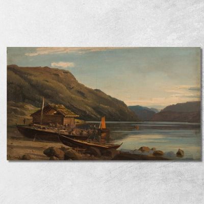 From Suldalsvann Amaldus Nielsen ani99 canvas print 