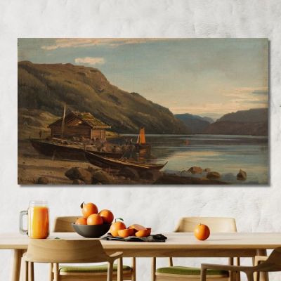 From Suldalsvann Amaldus Nielsen ani99 canvas print 