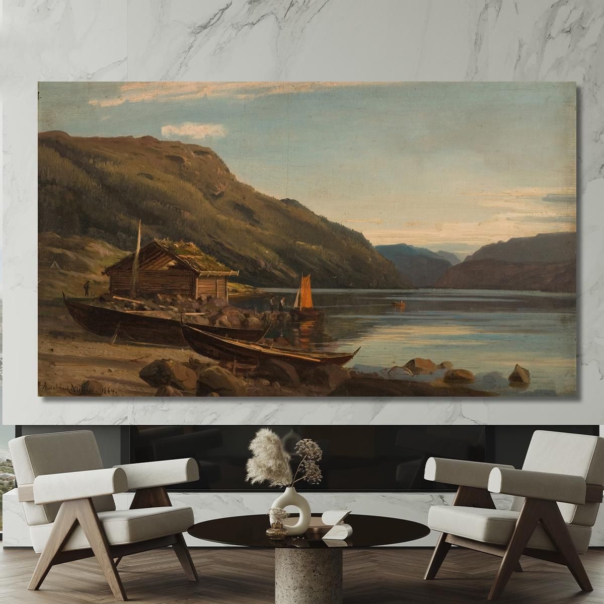 From Suldalsvann Amaldus Nielsen ani99 canvas print 
