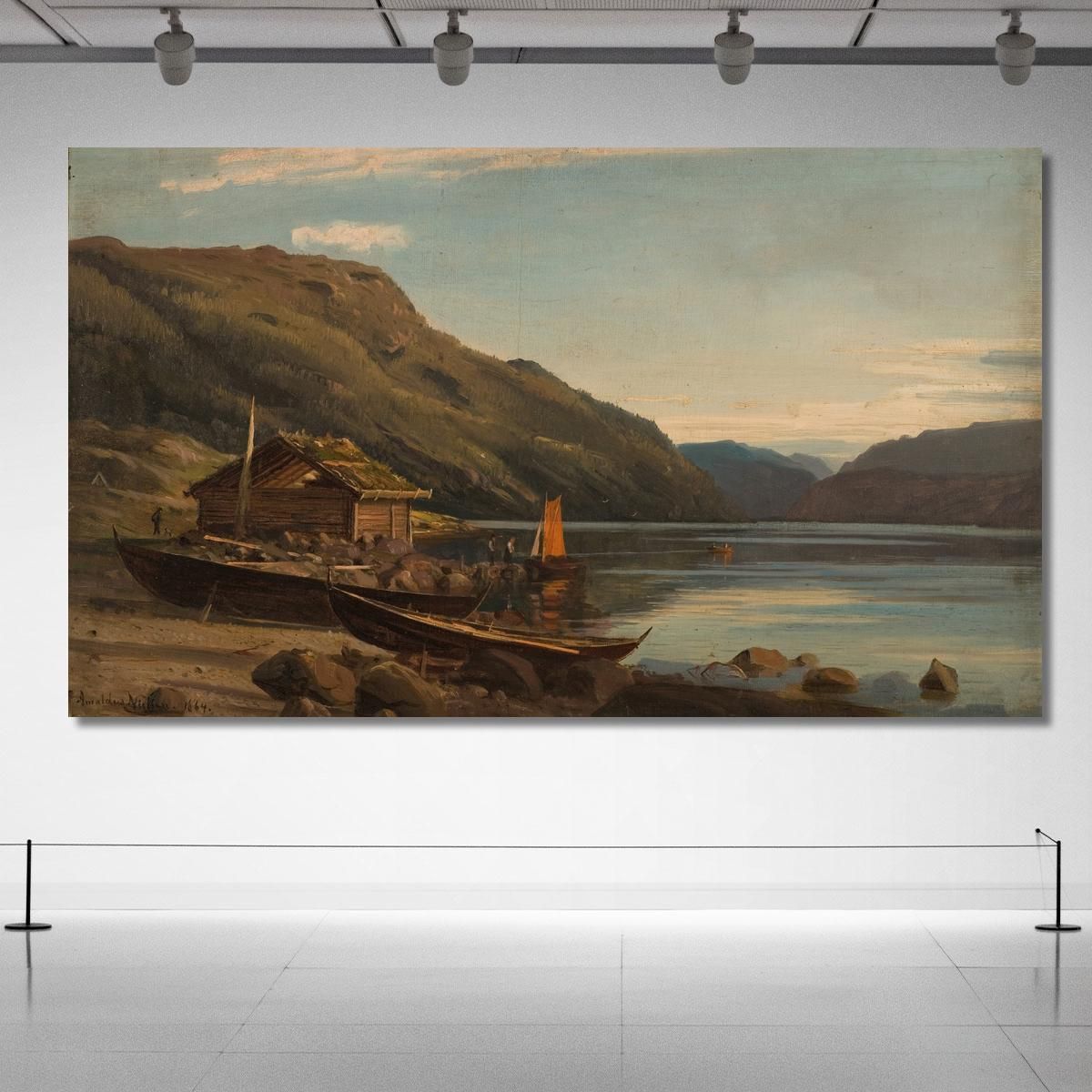 From Suldalsvann Amaldus Nielsen ani99 canvas print 