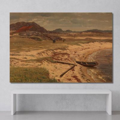 From The Risøbank Near Mandal Amaldus Nielsen ani112 canvas print 