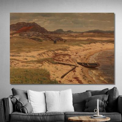 From The Risøbank Near Mandal Amaldus Nielsen ani112 canvas print 