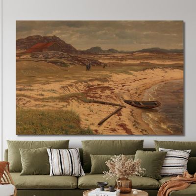 From The Risøbank Near Mandal Amaldus Nielsen ani112 canvas print 