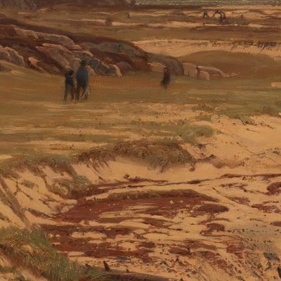From The Risøbank Near Mandal Amaldus Nielsen ani112 canvas print
