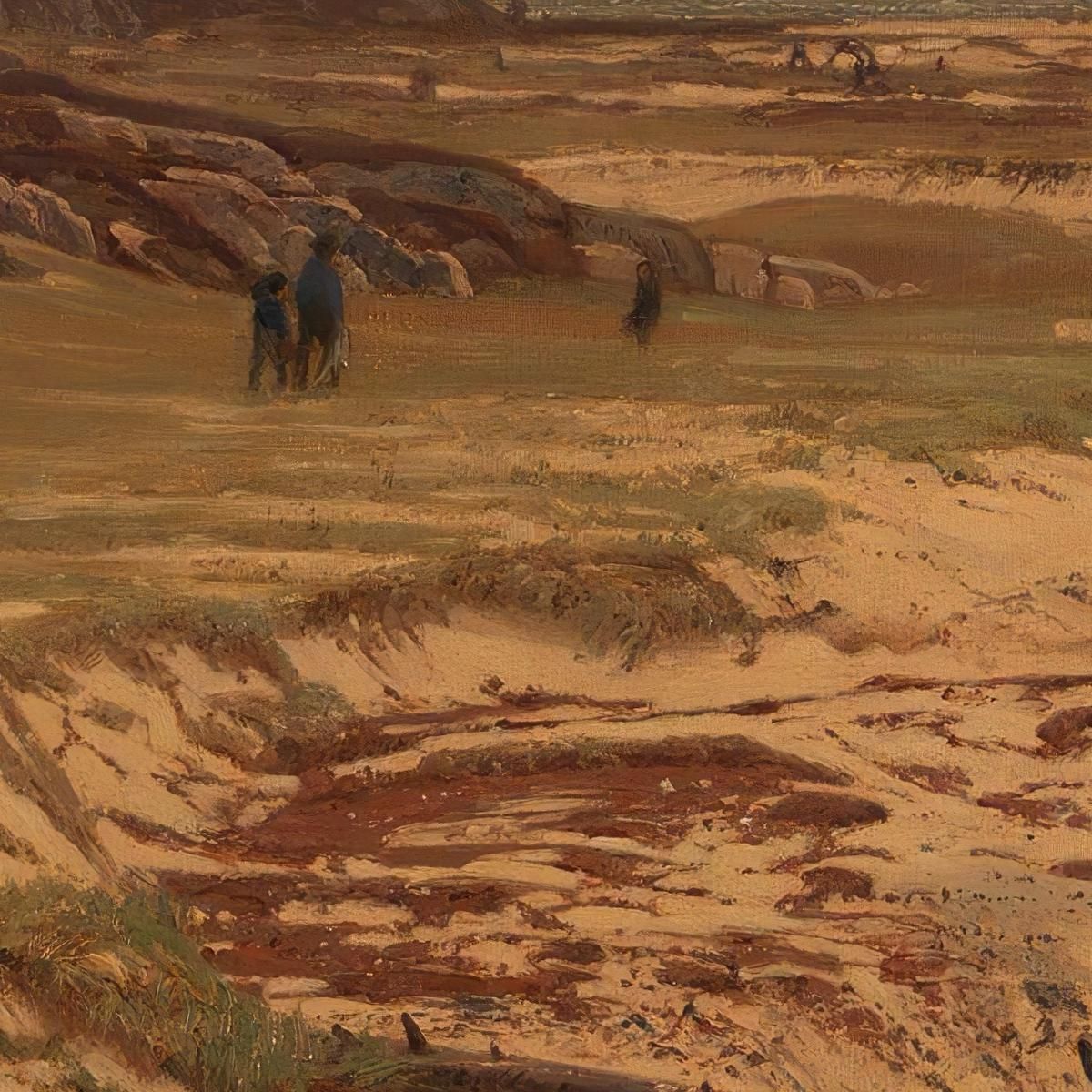 From The Risøbank Near Mandal Amaldus Nielsen ani112 canvas print