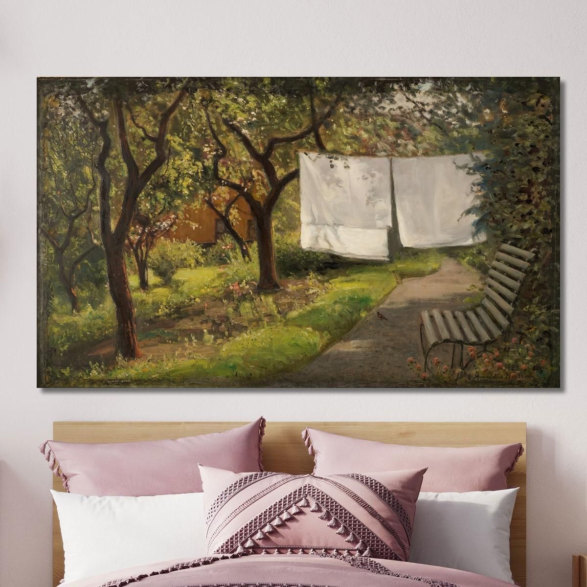 Garden Corner 2 Amaldus Nielsen ani129 canvas print 
