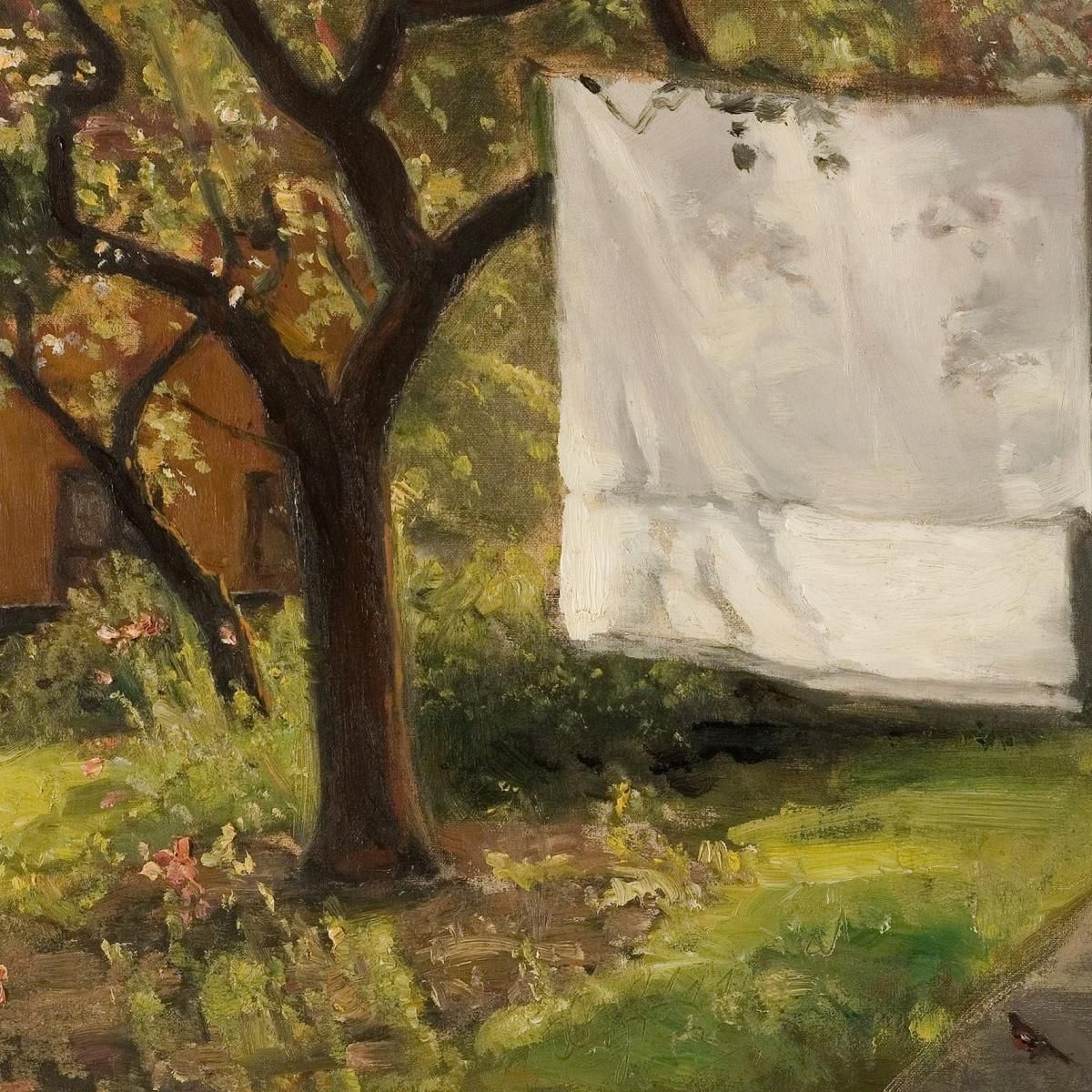 Garden Corner 2 Amaldus Nielsen ani129 canvas print