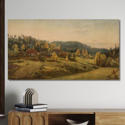 Autumn Near Porsgrunn Amaldus Nielsen ani137 canvas print 
