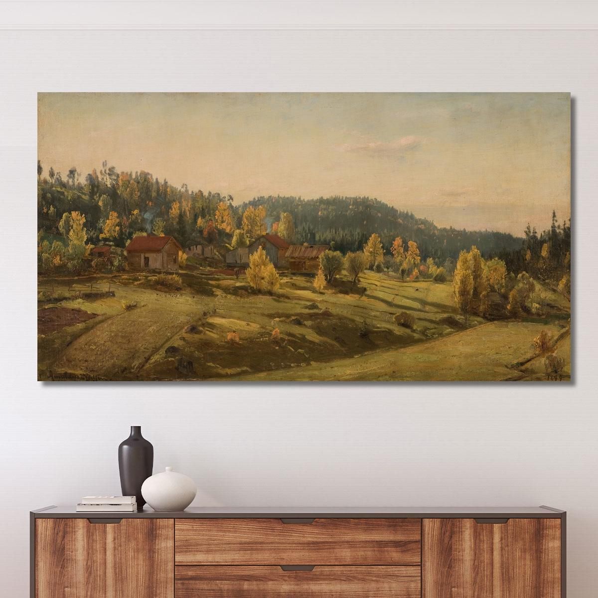 Autumn Near Porsgrunn Amaldus Nielsen ani137 canvas print 