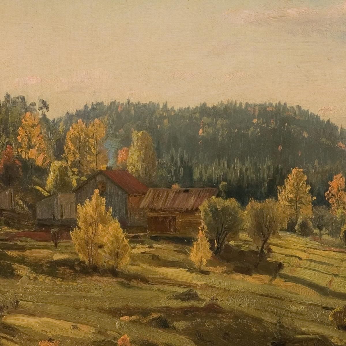 Autumn Near Porsgrunn Amaldus Nielsen ani137 canvas print