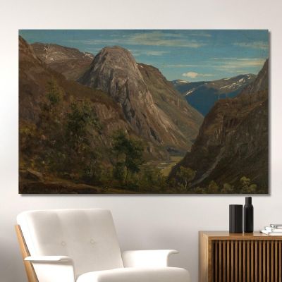 Jordalsnuten Stalheim Amaldus Nielsen ani146 canvas print 