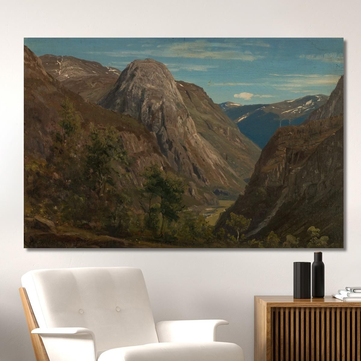 Jordalsnuten Stalheim Amaldus Nielsen ani146 canvas print 