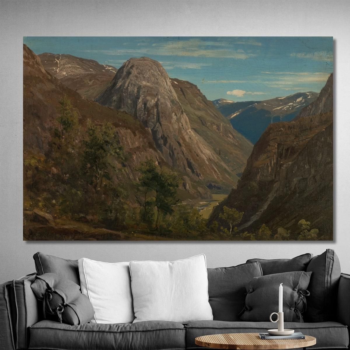 Jordalsnuten Stalheim Amaldus Nielsen ani146 canvas print 