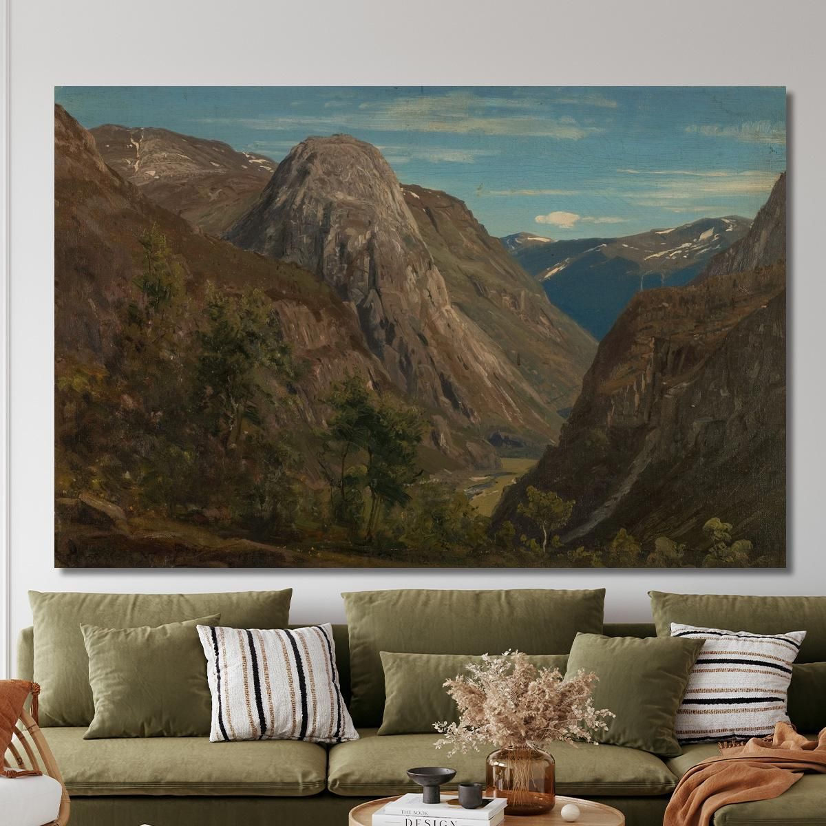 Jordalsnuten Stalheim Amaldus Nielsen ani146 canvas print 