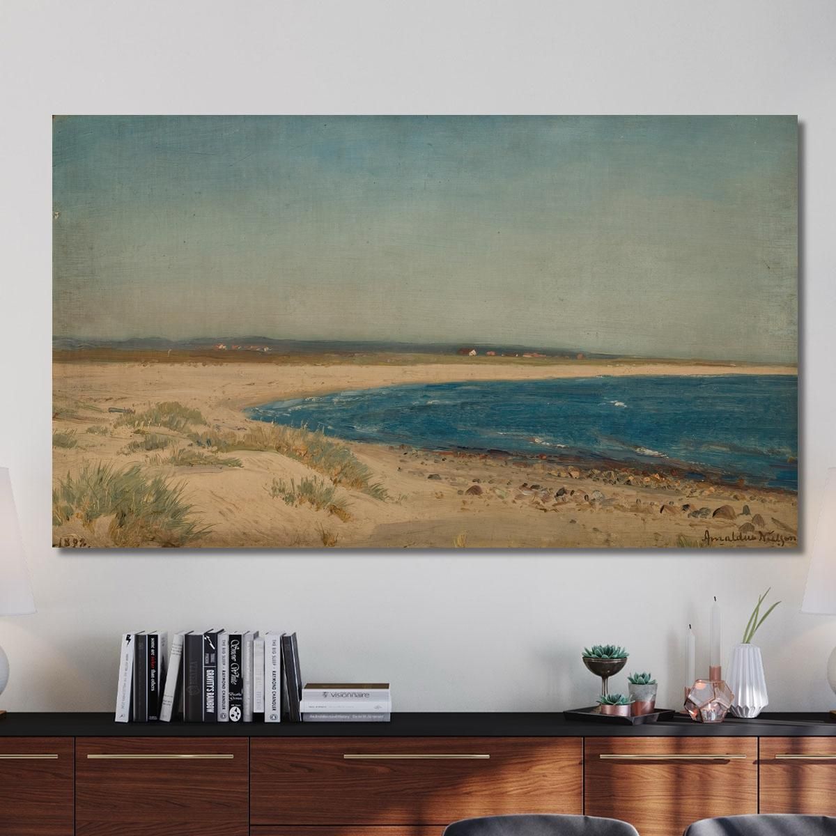 Jæren Landscape Amaldus Nielsen ani147 canvas print 