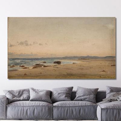 Jæren Shore Amaldus Nielsen ani149 canvas print 
