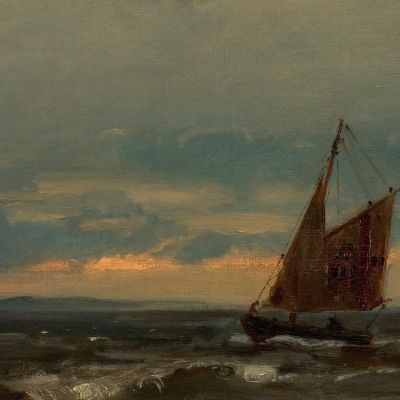 Pilot Cutter Amaldus Nielsen ani156 canvas print