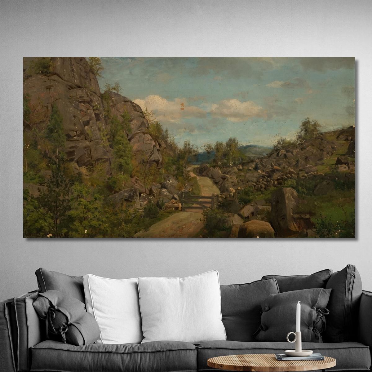 Morning Mood By Froislandsveien Mandal Amaldus Nielsen ani161 canvas print 