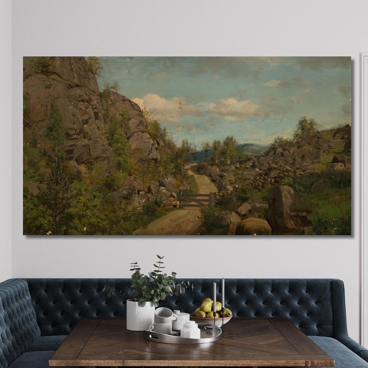 Morning Mood By Froislandsveien Mandal Amaldus Nielsen ani161 canvas print 