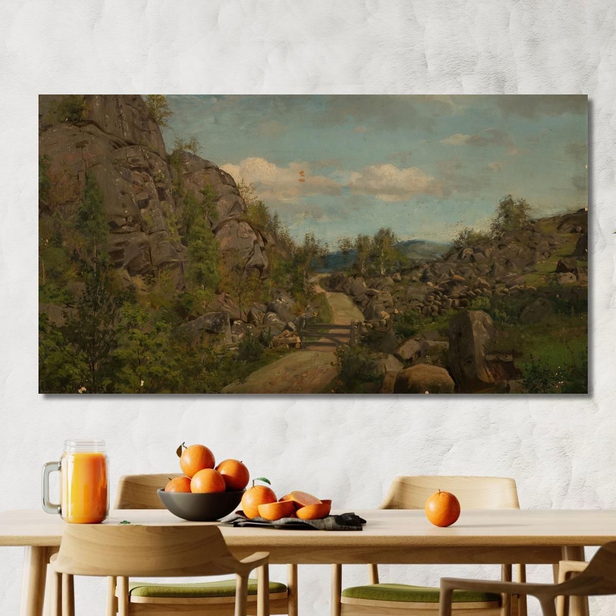 Morning Mood By Froislandsveien Mandal Amaldus Nielsen ani161 canvas print 