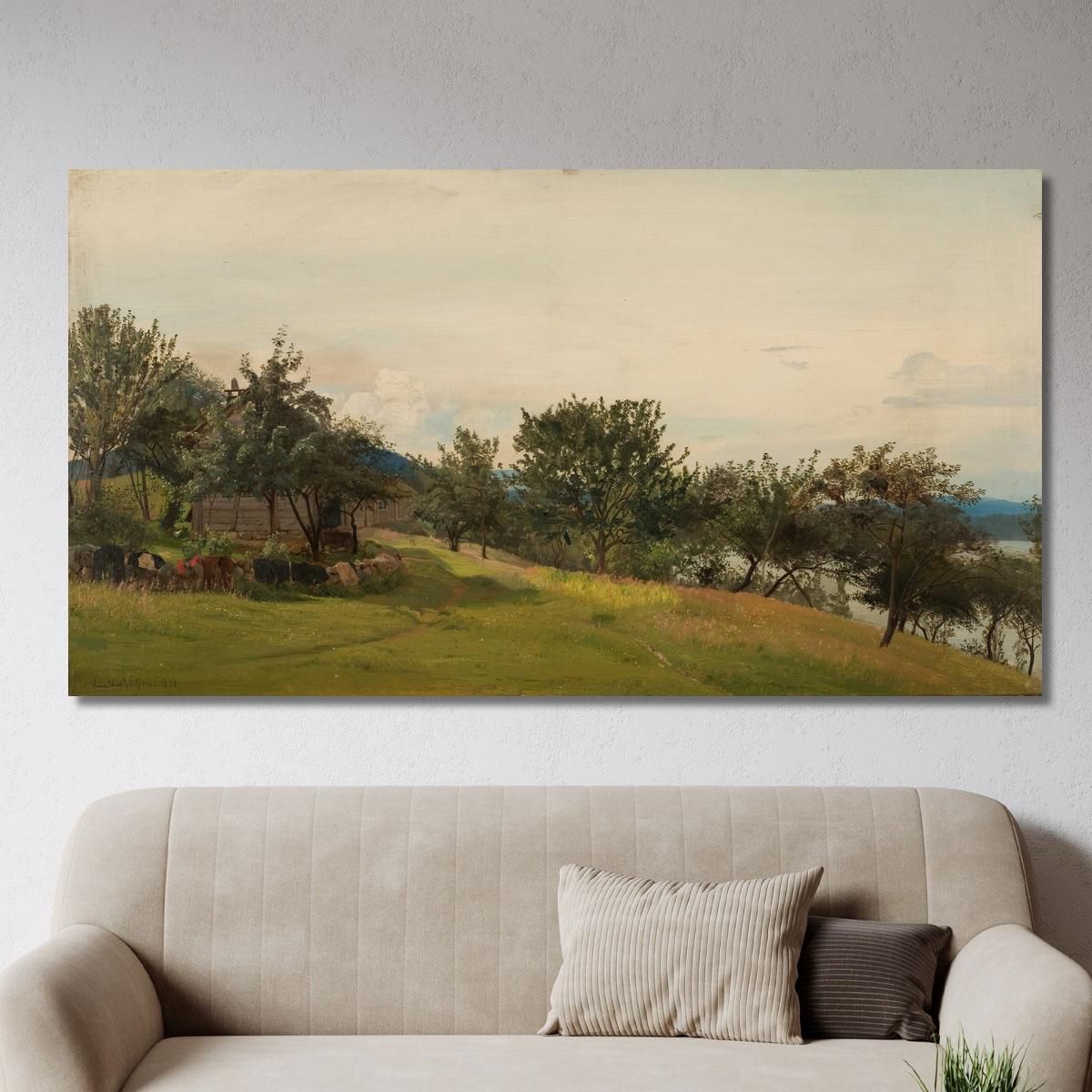 Nosthaug Kvinnherred Amaldus Nielsen ani171 canvas print 