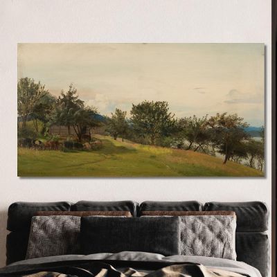 Nosthaug Kvinnherred Amaldus Nielsen ani171 canvas print 