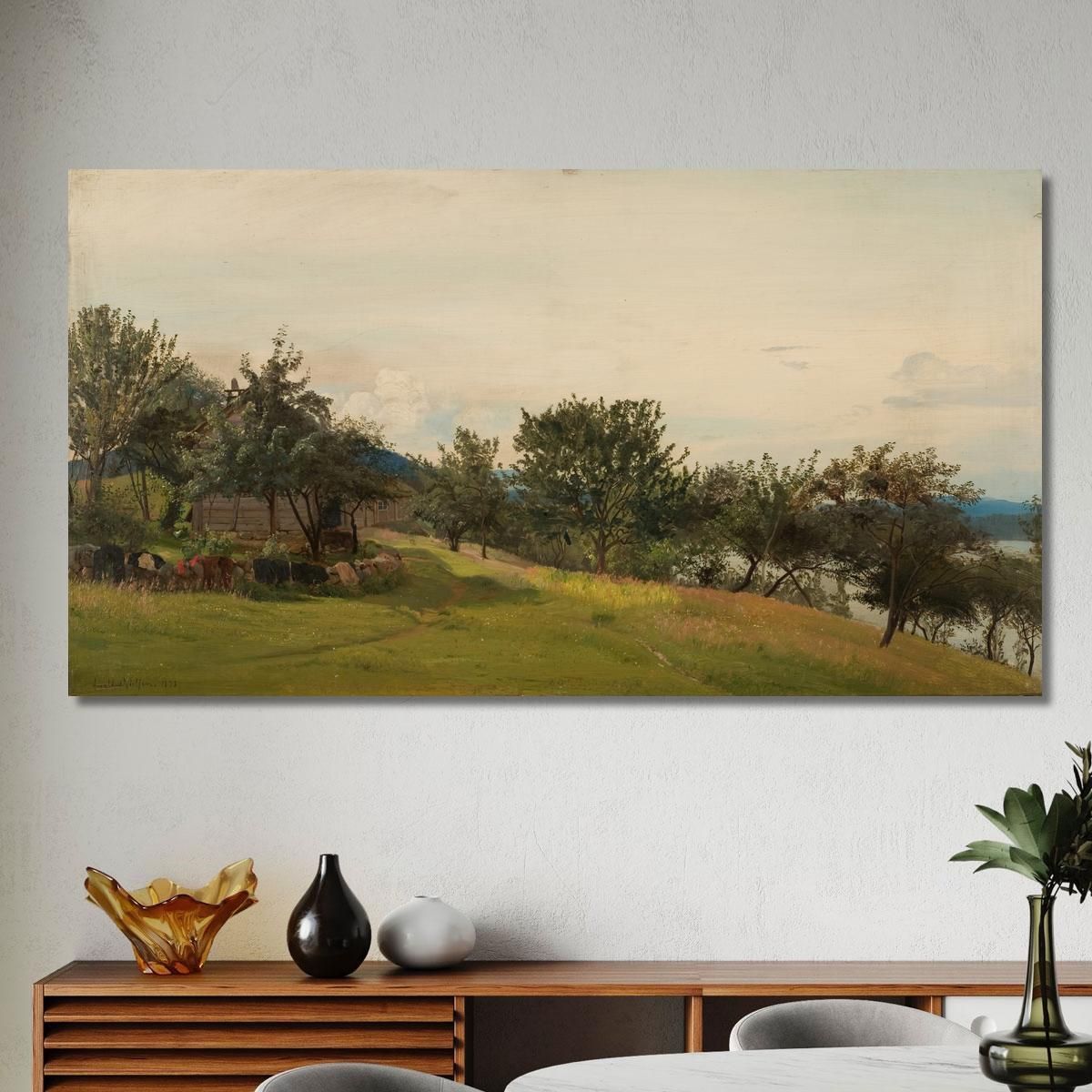Nosthaug Kvinnherred Amaldus Nielsen ani171 canvas print 