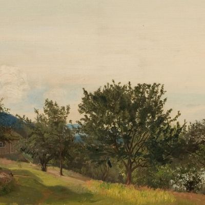Nosthaug Kvinnherred Amaldus Nielsen ani171 canvas print