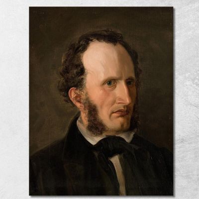Portrait Of The Artist'S Brother Harald Amaldus Nielsen ani176 canvas print 