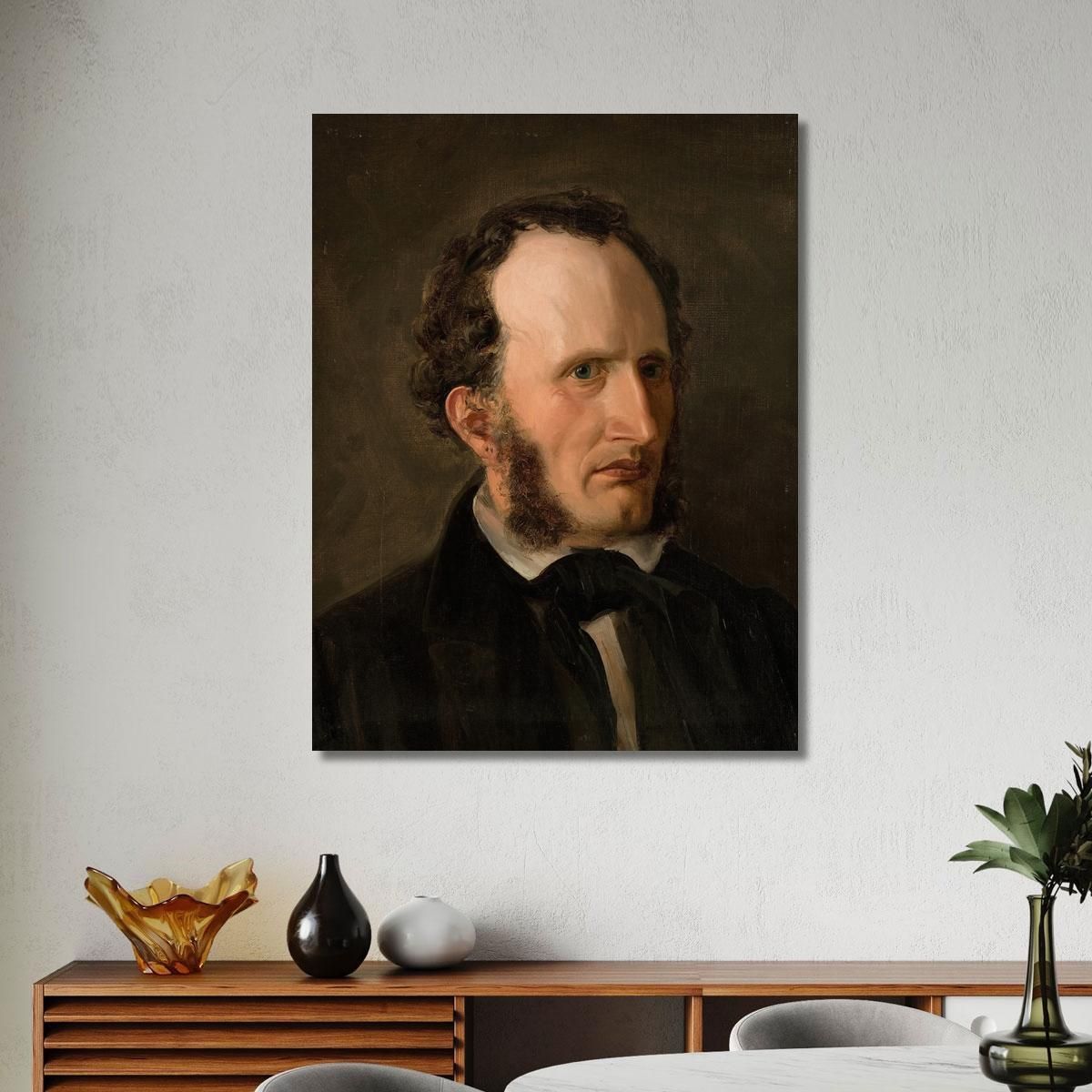 Portrait Of The Artist'S Brother Harald Amaldus Nielsen ani176 canvas print 