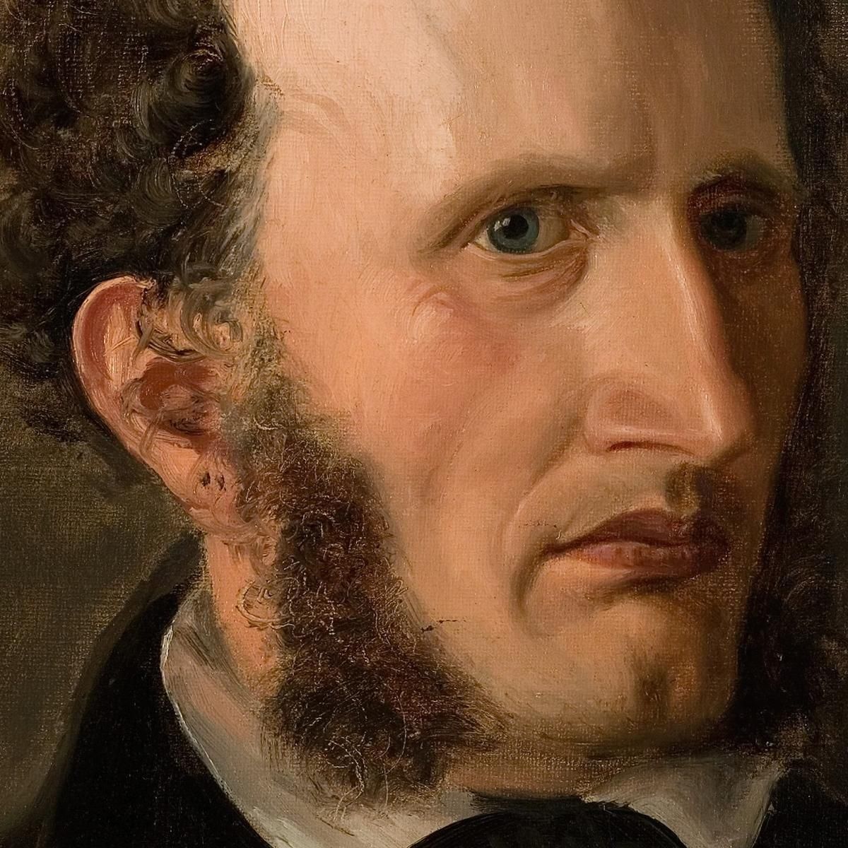 Portrait Of The Artist'S Brother Harald Amaldus Nielsen ani176 canvas print