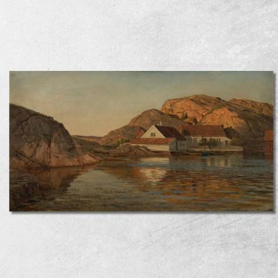 Renneholmen Ny-Hellesund Amaldus Nielsen ani184 canvas print 