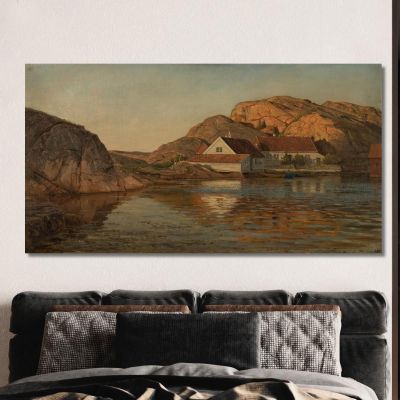 Renneholmen Ny-Hellesund Amaldus Nielsen ani184 canvas print 
