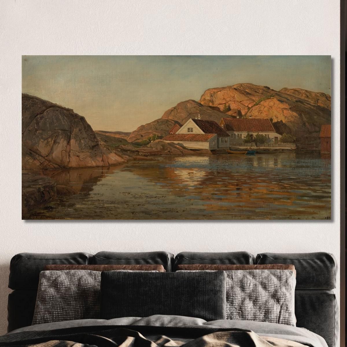 Renneholmen Ny-Hellesund Amaldus Nielsen ani184 canvas print 