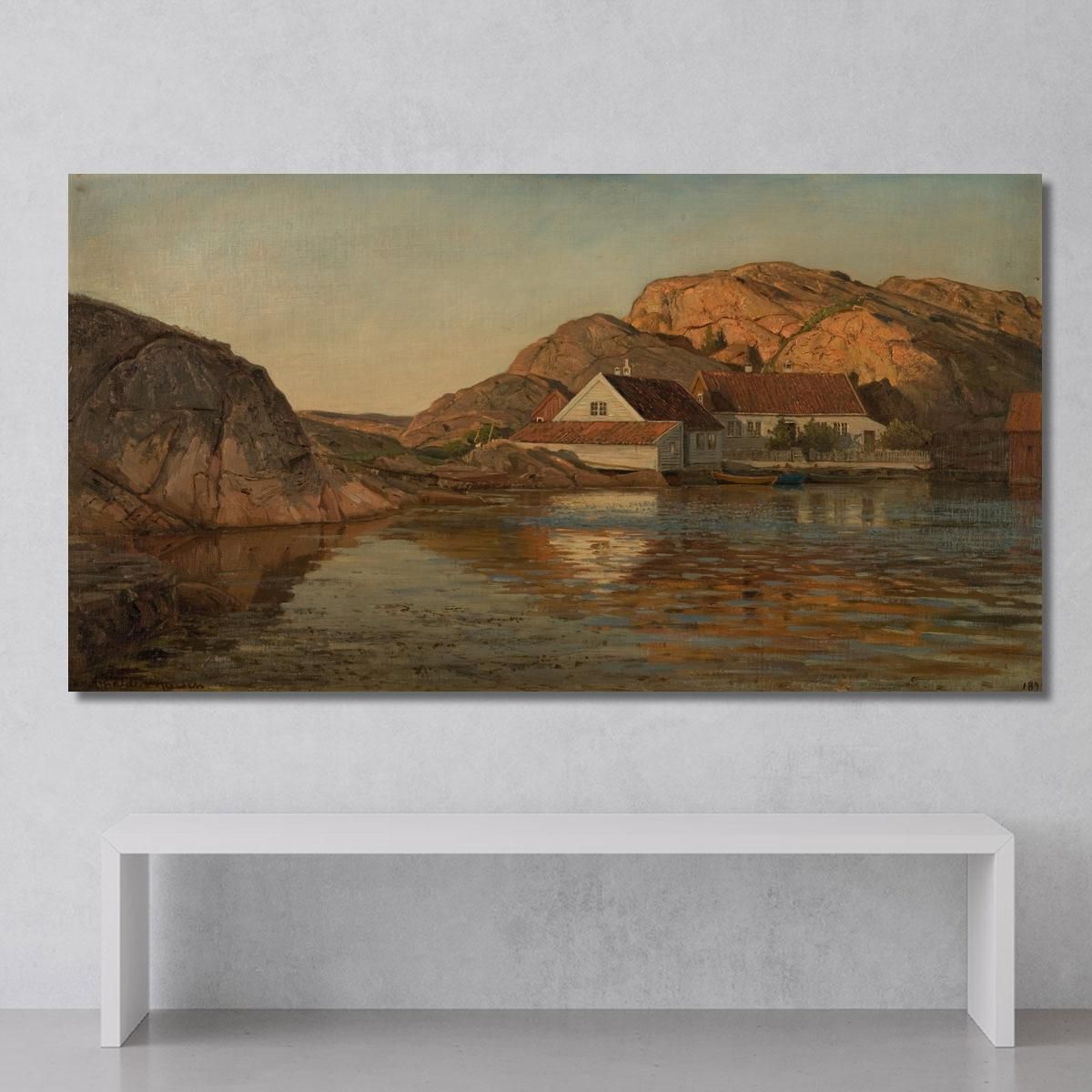 Renneholmen Ny-Hellesund Amaldus Nielsen ani184 canvas print 