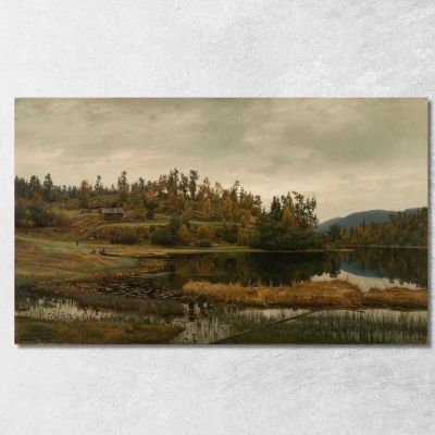 At Oklungen Porsgrund Amaldus Nielsen ani228 canvas print 